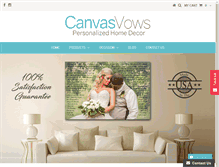 Tablet Screenshot of canvasvows.com